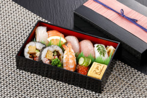 仕出し料理「にぎり寿司一人盛」